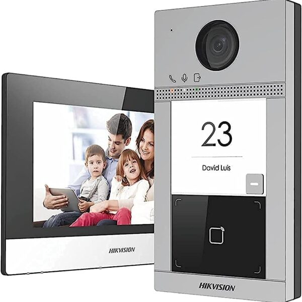 جهاز انتركوم بفيديو من هيكفيجن، موديل DS-KIS604-S – IP