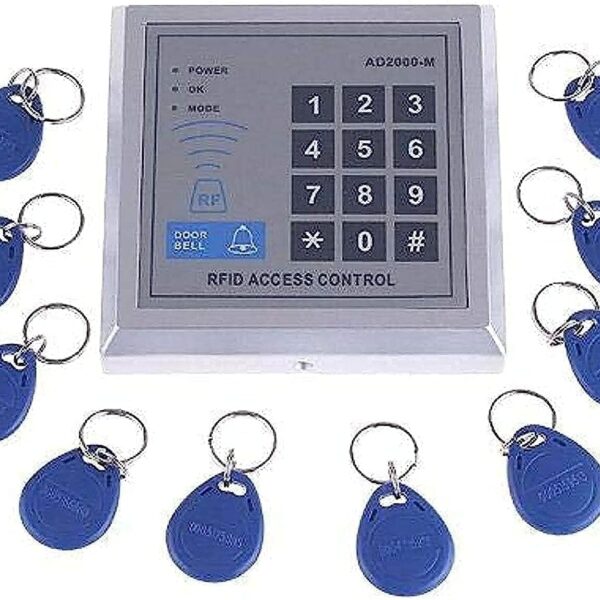 نظام تحكم بالوصول للباب بالتقارب بتقنية تحديد الهوية بموجات الراديو مع 10 مفاتيح تحكم عن بعد